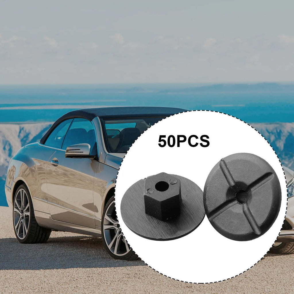 50Pcs Unthreaded Nut Clips For Mercedes For BMW 2019900050 51711958025 Car Snap Nut Fender Snap Interior Accessories
