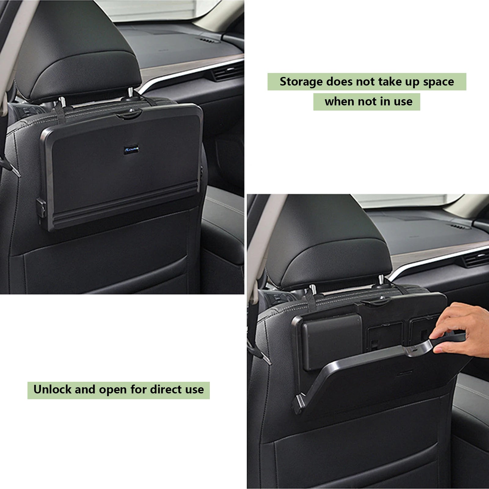 Car Tray Shelving Dining Car Auto Seat Back Tray Multi-Function Foldable Practical Small Table Food Drinks Holders Accessories