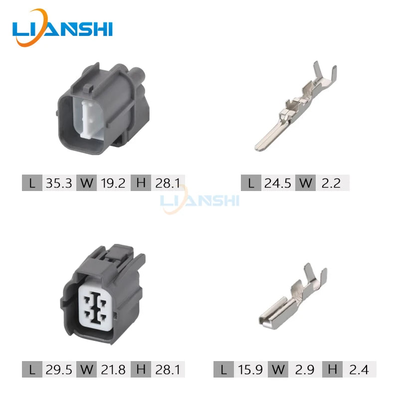 6189-0132 6181-0073 Honda oxygen sensor plug for automotive 4pin headlight switch connector