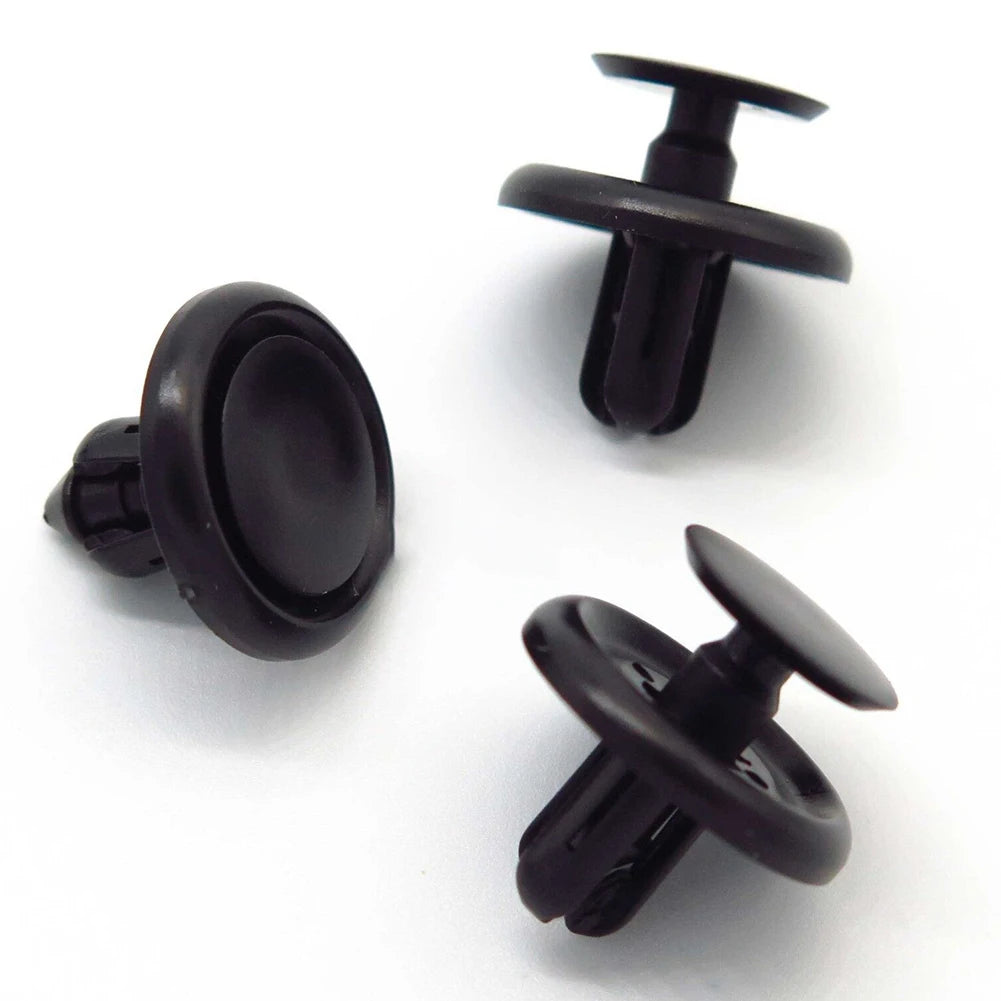 25Pcs Plastic Push Clips Hood Engine Under Cover For LEXUS ES300 ES350 For RAV4 Car Hood Engine Under Cover Interior Push Clips