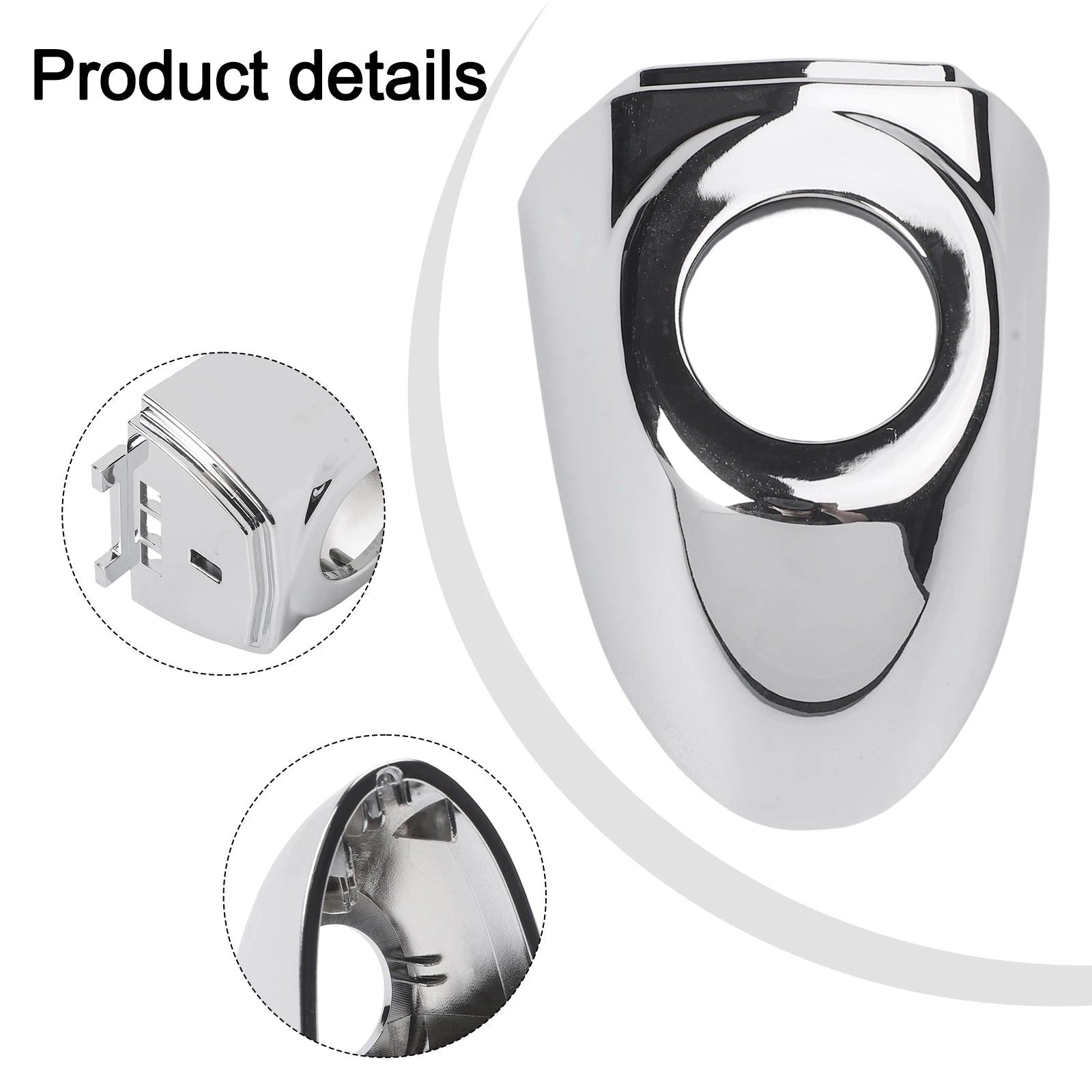 1PC Front Outer Door Handle Cap For Fiat For 500X 2016-2021 735607049  Replacement Front Outer Door Handle Cap