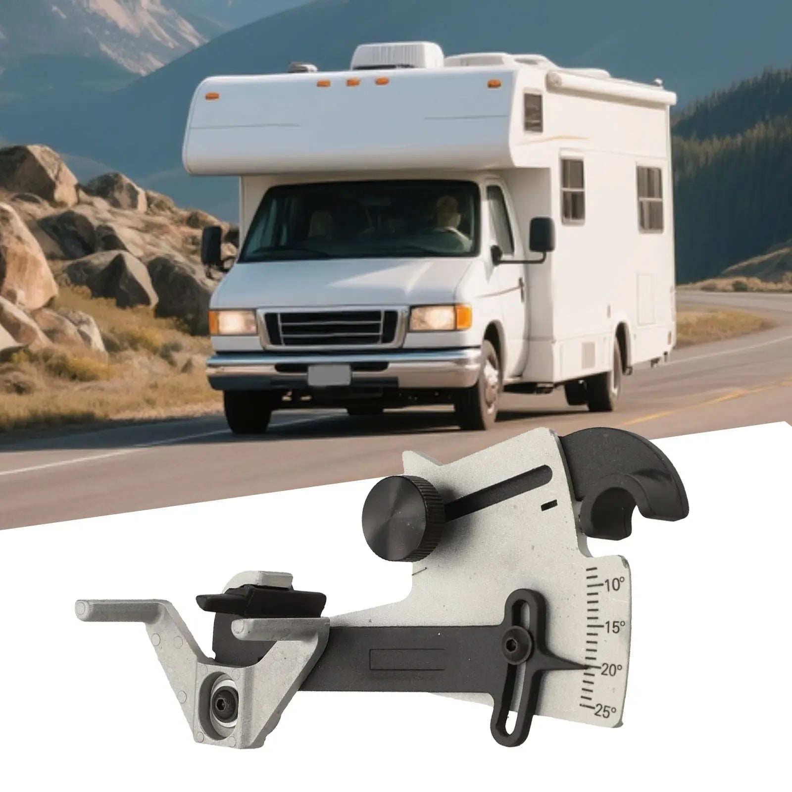 Angle Adjuster For Outdoor Maintenance Of Kitchen Campervans