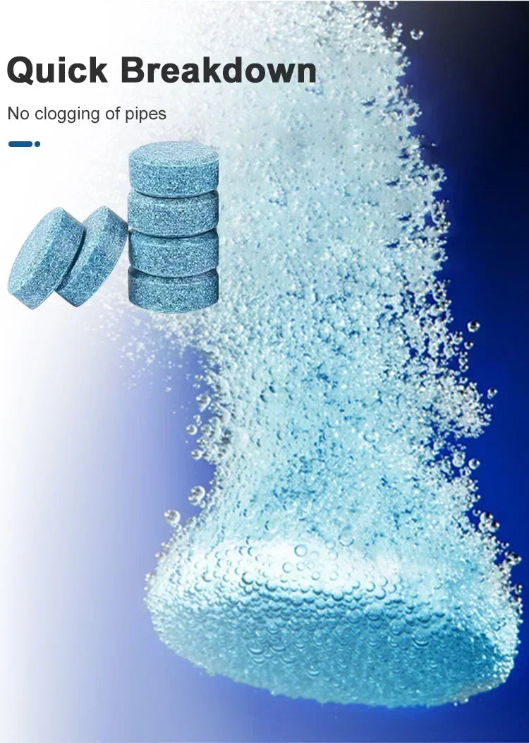 Car Windscreen Cleaner Effervescent Tablet Auto Solid Cleaner Universal Window Glass Washer Fluid Concentrated Solid Set Amagi