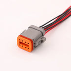 8-PIN Waterproof Electrical 1.6mm Male Female Connector For Car Motor With Wires DT04-08PA-C017 DT06-08SA-C017