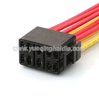 10 PIN Connector Unsealed 6.3mm Female Connector Wiring Harness VC2-01 Car Electric Wire Cable Connector