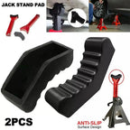 Car Slotted Lift Jack Stand Rubber Pad Floor Adapter Frame Rail Pinch Lifting Universal Repair Tools Safety Grip Pads 3Ton Amagi