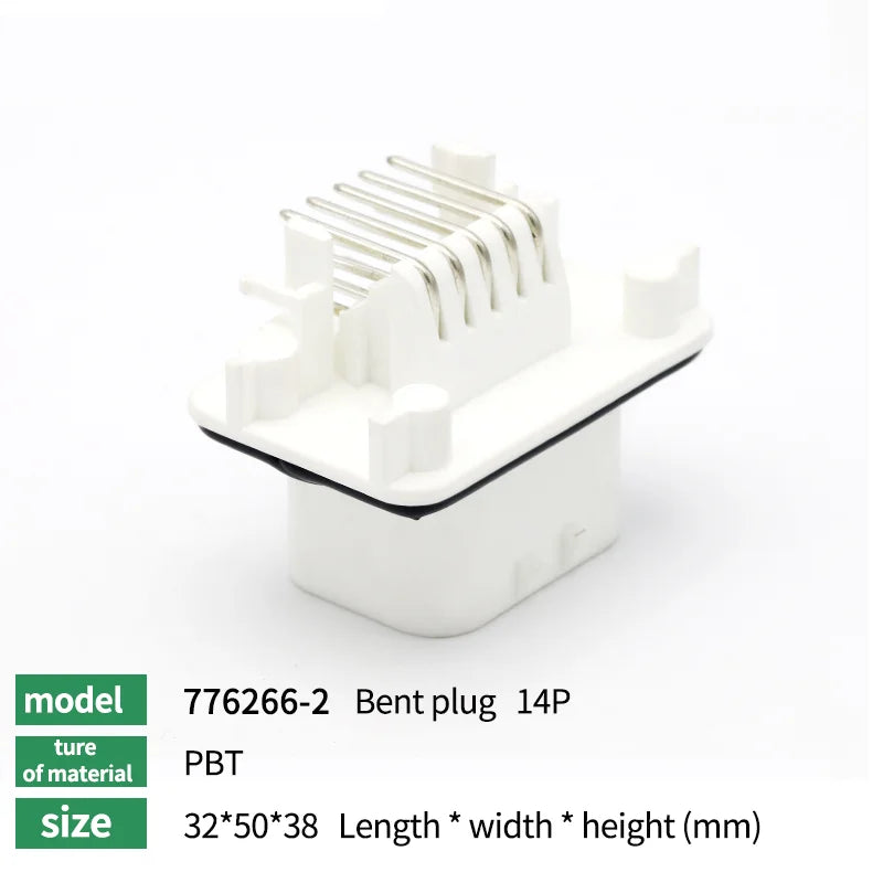1/5/20 PCS ECU Bent Pin Plug Automotive Waterproof Connector Socket Terminal Male Female PBT 776280/776266/776087/776163