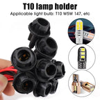 T10 W5W Car Wedge Light Bulb Socket Connector Holder Extension LED Lamp Bulb Base Holder Socket Wedge Base Light Bulb Plug