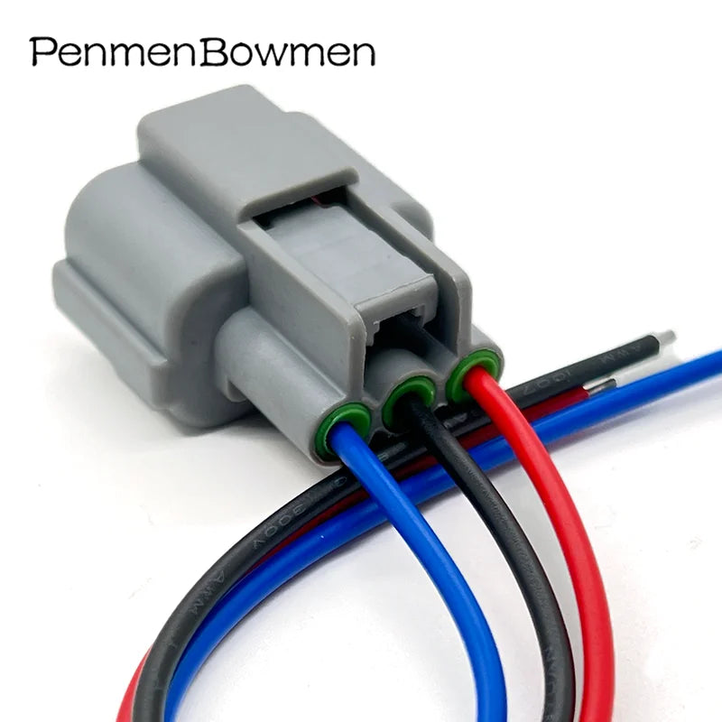 1 Set 3 Pin PU465-03127 PU475-0 Car Ignition Coil High Voltage Pack Electrical Connector Wire Harness for Mitsubishi