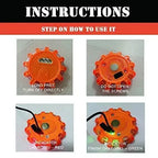 3 Pack LED Road Flares Emergency Warning Lights USB Rechargeable Magnetic Flashing Base Safety Disc for Roadside Assistance Amag
