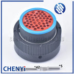 47 Pin automotive waterproof plug male or female connector HDP26-24-47SE HDP24-24-47PE With Pins For Deutsch HDP series