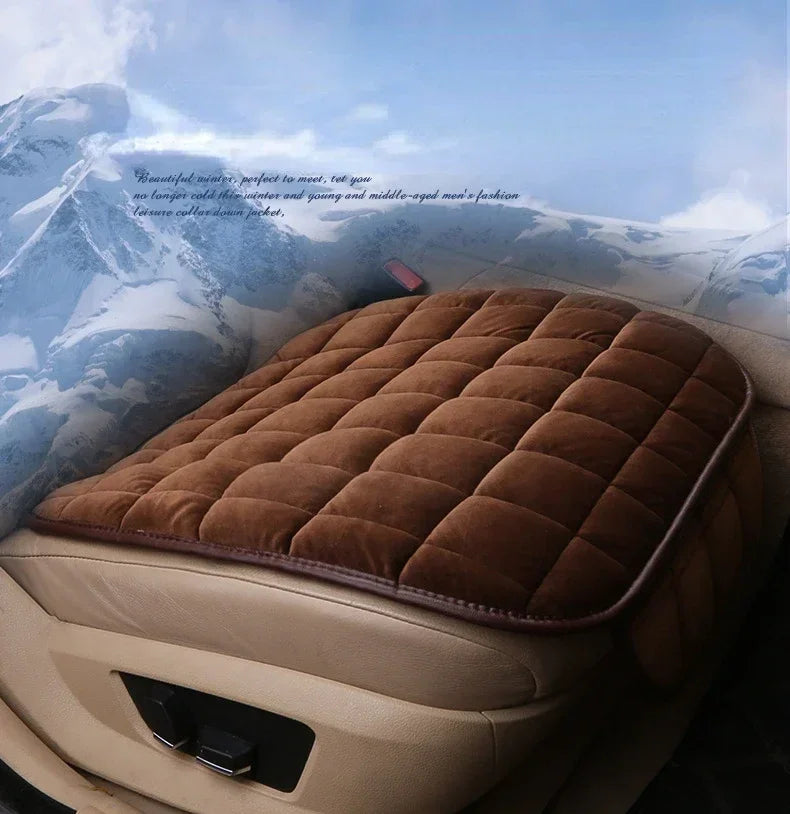 Car Seat Cover Winter Warm Cushion Anti Slip Universal Front Chair Breathable Pad for Vehicle Auto Car Protector Amagi