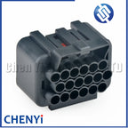18 Pin female Automotive waterproof connector 344106-1 344107-1 For Hyundai excavator computer board harness plug