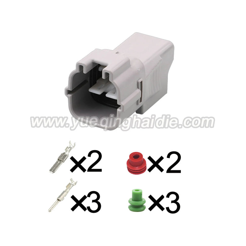 5-Pin Connector Waterproof 2.2mm 4.8mm Male Female Connector Auto Wire Harness Cable Plug for Toyota 6188-0091 6189-0166