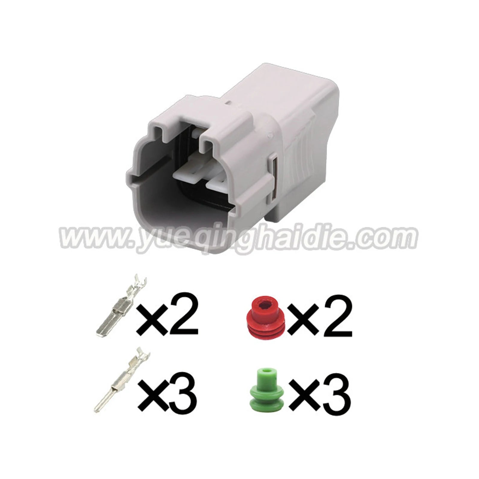 5-Pin Connector Waterproof 2.2mm 4.8mm Male Female Connector Auto Wire Harness Cable Plug for Toyota 6188-0091 6189-0166