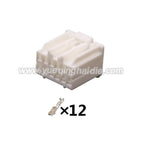 12pin auto waterproof electric plastic wire harness connector 1456599-1