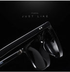 Available Trendy Flat Top Square Photochromic Glasses Stylish Sports Eyewear for Car Running Driving Vacation Travel and Fishing