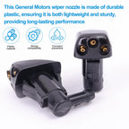 10/1Pcs Car Windshield Wiper Washer Spray Nozzle for Most Car Model Auto 3 Holes Windshield Washer Nozzles Wiper Water Spray Jet