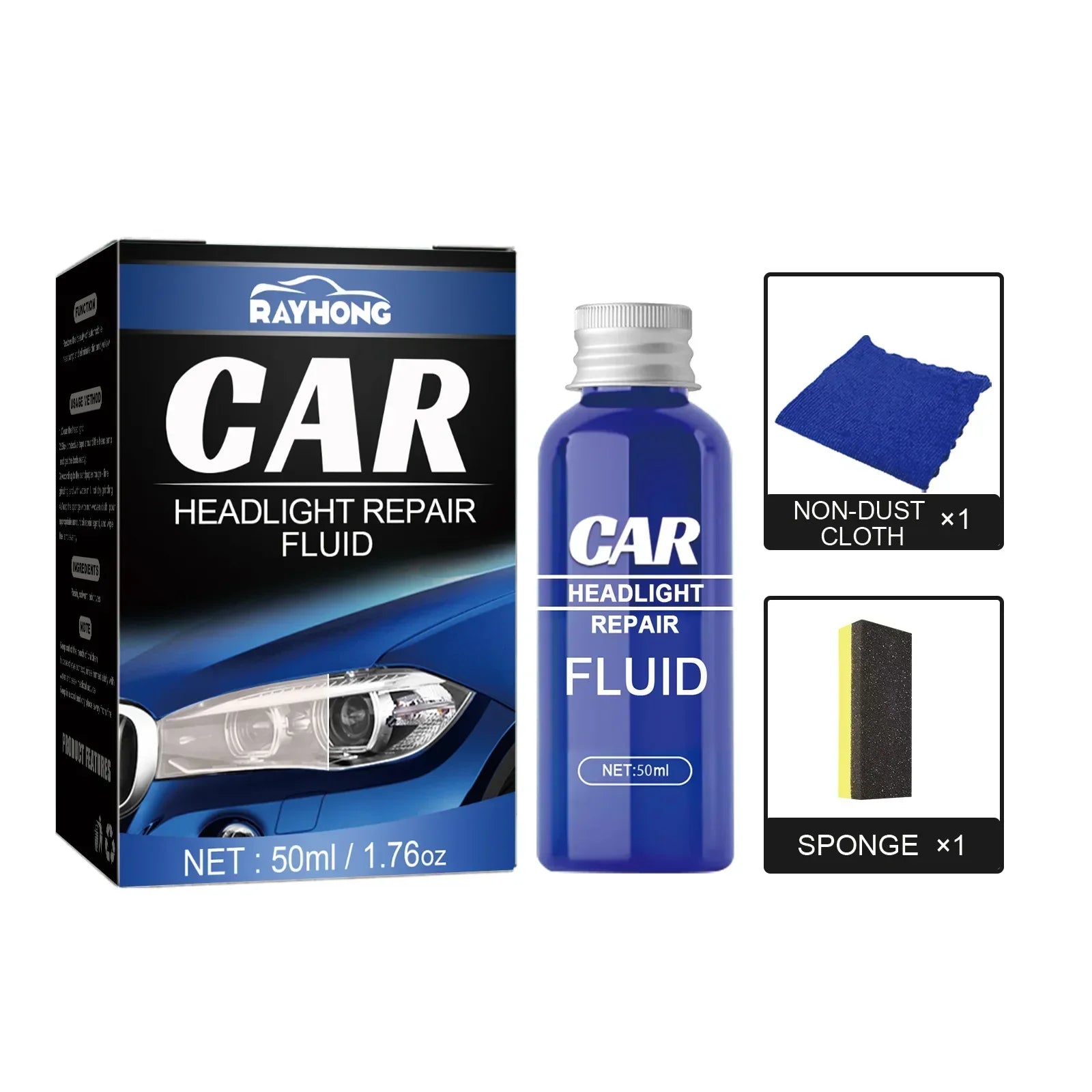 Ceramic Coating Headlight Auto Lamp Crystal Polish Headlight Headlight Repair Polishing Nano Nano Coating Fluid Fluid Polis Amag