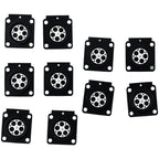10PCS Carburetor  Metering Diaphragm  For 4314 121 4700 For Zama  A015053 C1Q  Carb Carburetor  Membrane Pads