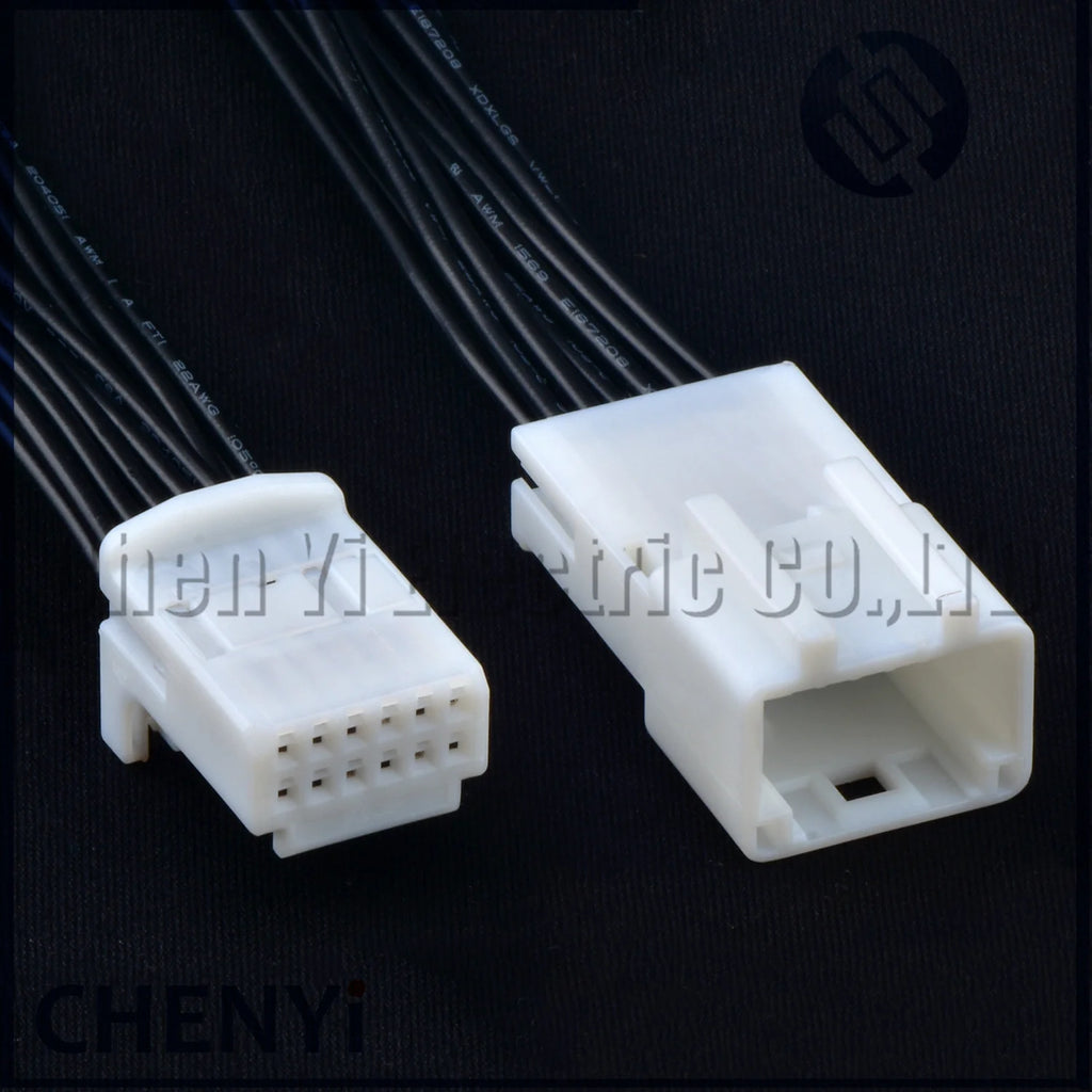 12 Pin Automotive connector car vehicle central control cable Wire harness plug socket 1318774-1 1565894-1 For Toyota Nissan