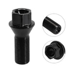 36136890324 For BMW Wheel Nut Stud Bolt tire screws M14 X 1.25 Black F25 X3 E70 X5 Hub bolt rod