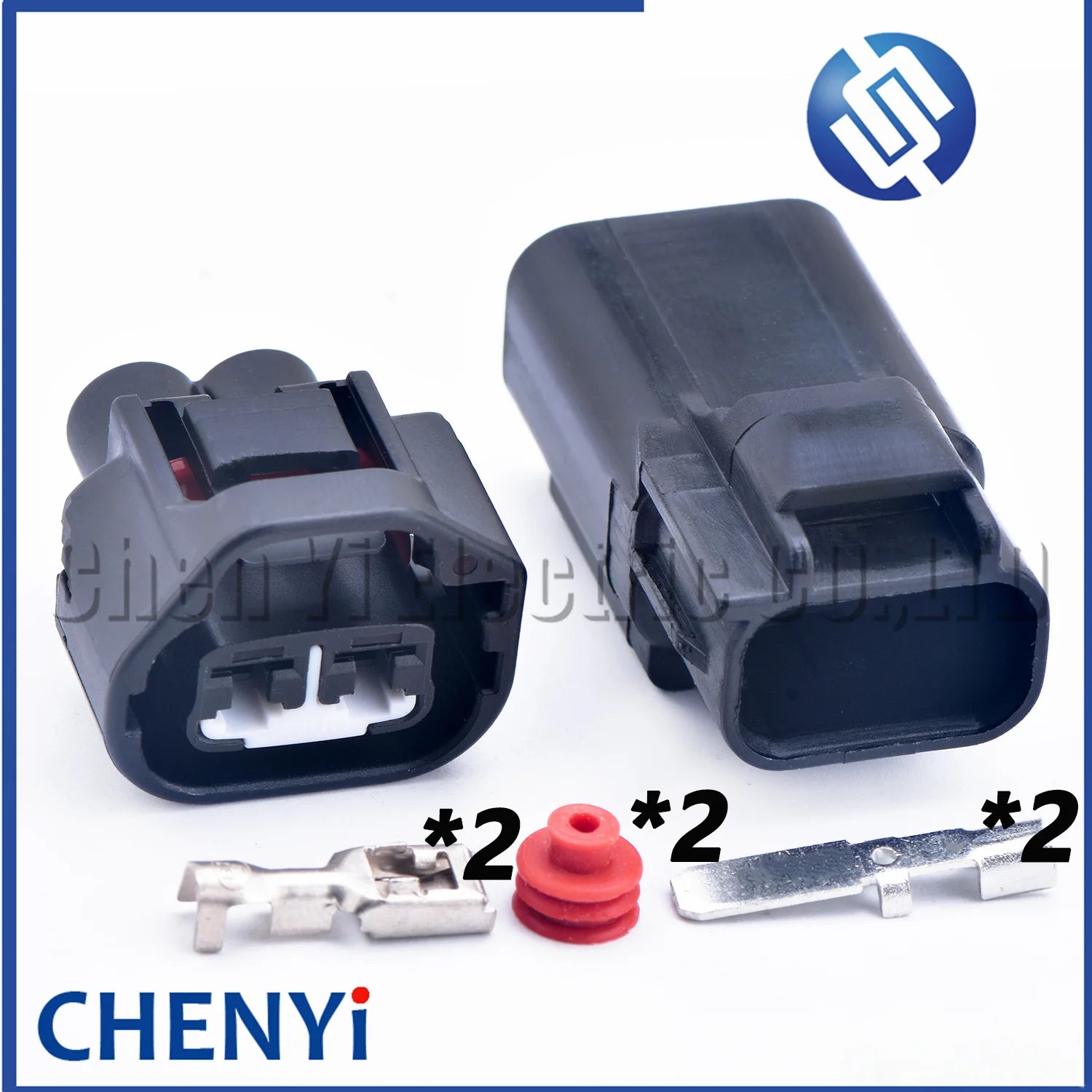 2 Pin Automobile waterproof connector Air conditioning cool Fan plug 90980-11237 For Toyota Highlander Corolla Prado RV4