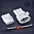 3 Pin auto waterproofing Wire Connector stoplight plug 6187-3281 6180-3261 For Honda Civic Si SiR Turn Socket