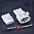 3 Pin auto waterproofing Wire Connector stoplight plug 6187-3281 6180-3261 For Honda Civic Si SiR Turn Socket