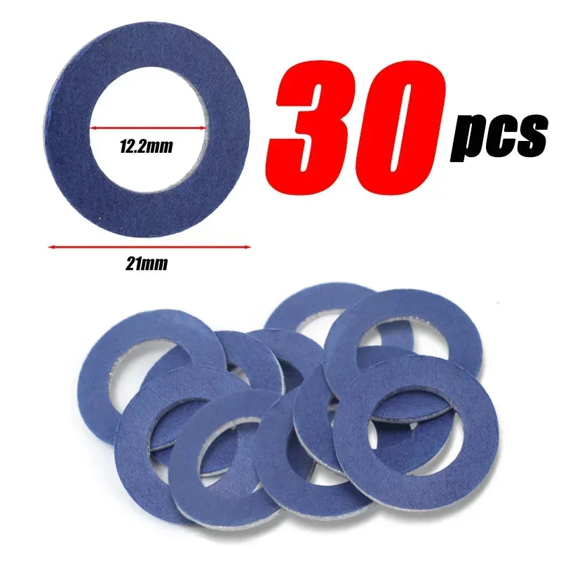 Oil Pan Gaskets Nut Seal Ring Alumium for Toyota Lexus Engine Oil Drain Plug Seal Washer 90430-12031 Cars Parts Auto Accessories