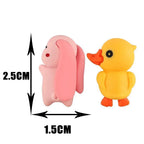Car Ornaments Mini Sleeping Cute Animals Resin Bear Rabbit Sheep Turtle Resin Decoration Home Office Computer Decor Amagi