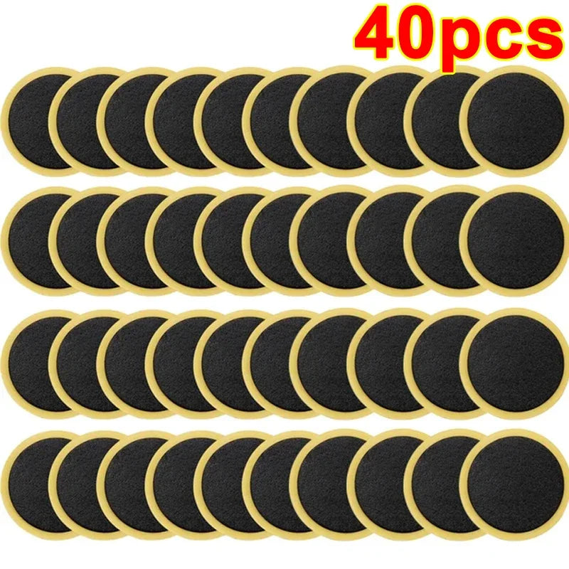 Bicycle Tire Repair Patch Glue-Free Adhesive Quick Repairing Tyre Protection Patch for Mountain Road Bike Inner Tyre Repair Pads