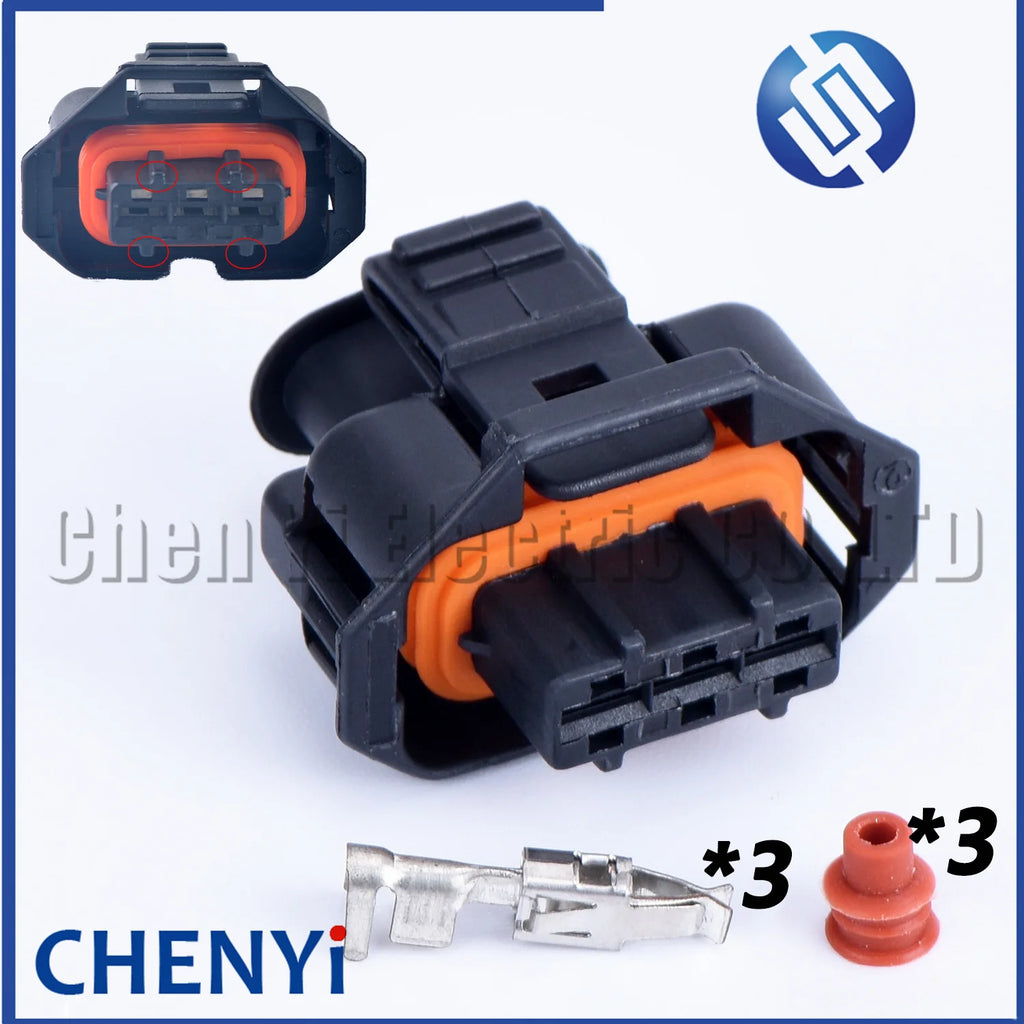 3 Pin Automotive MAP Sensor Plug Diesel Injection Pump plug crankshaft connector 3515026900 1928403966 1928403968