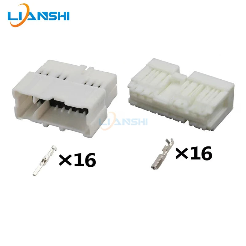 6098-6957/6098-6986 is suitable for 16-hole wiring harnesses with male and female plugs of Nissan anti-theft window lifters