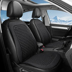Winter Car Seat Cushion Short Plush Seat Protector Pad with Non-Slip Backing Flocking Cloth Cover Universal Front Covers Amagi