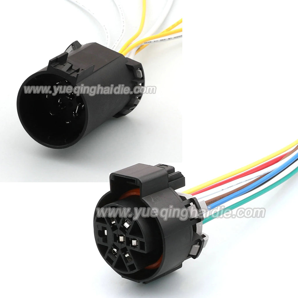 7-PIN Waterproof 2.8mm 6.3mm Male Female Connector Automotive Wiring Harness Cable Socket 15317327 15354653
