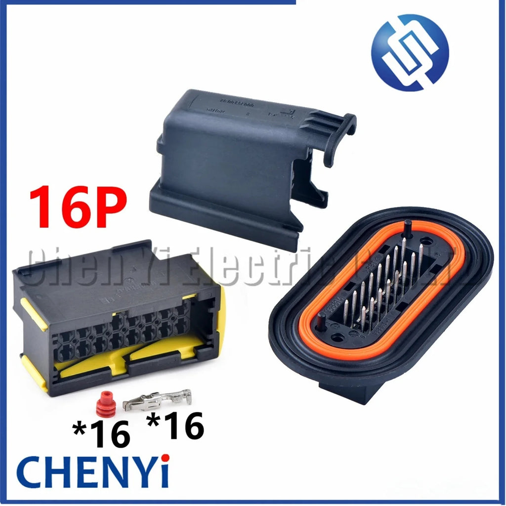 15 Pin 16P  Automobile connector Board Wire harness Plug 0001530022 964589-1 2-968814-2 968815-1 968814 29688142 For truck