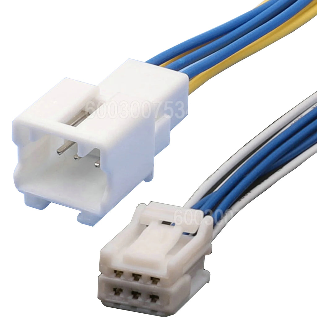 6 Pin Unsealed 6098-7379 6098-7384 Car Small Current Wire Connector Automotive Male Female Electrical Socket
