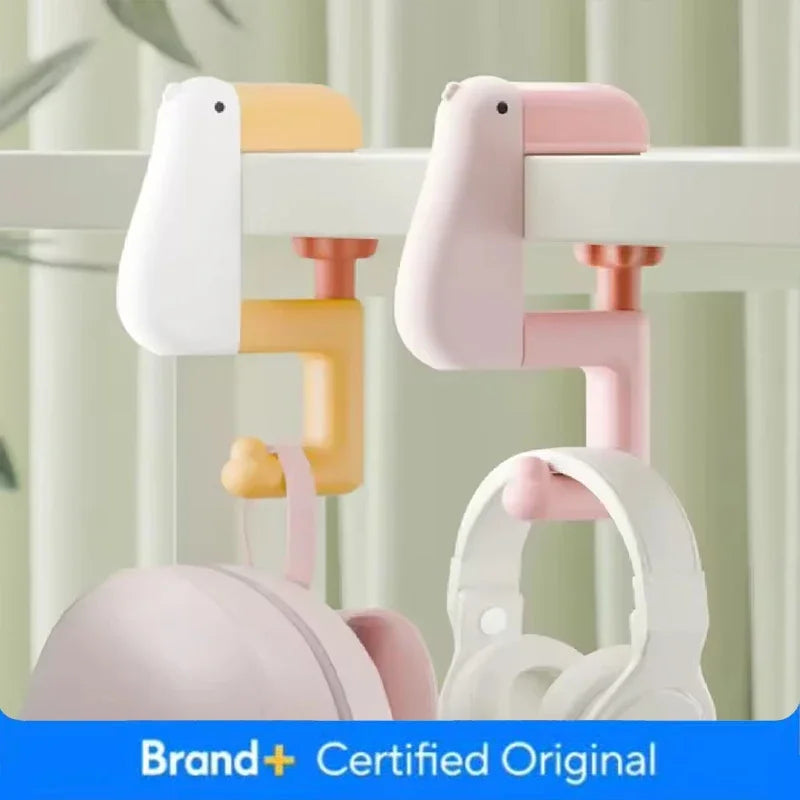 Thinking Duck Schoolbag Hook Free Punch Bag Hook Desk Side Hanging Backpack Magic Storage Hook Amagi