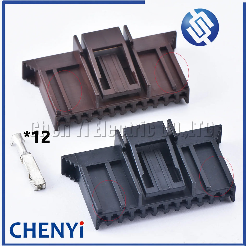 12 Pin plastic housing plug 12p wire harness connector 211PC122S0017 211PC122S0017 Pins For Peugeot Citroen Renault