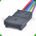 6-Pin Wire Harness Harness Automotive Trunk License Plate Light Connector Steering wheel