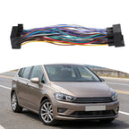 1 PCS  23cm MQB  Extension Cable 52 Pins  For A4 For A6 For  Skoda SEAT For  Golf 7 MK5 MK6 Extension  Harness Adapter  Cable