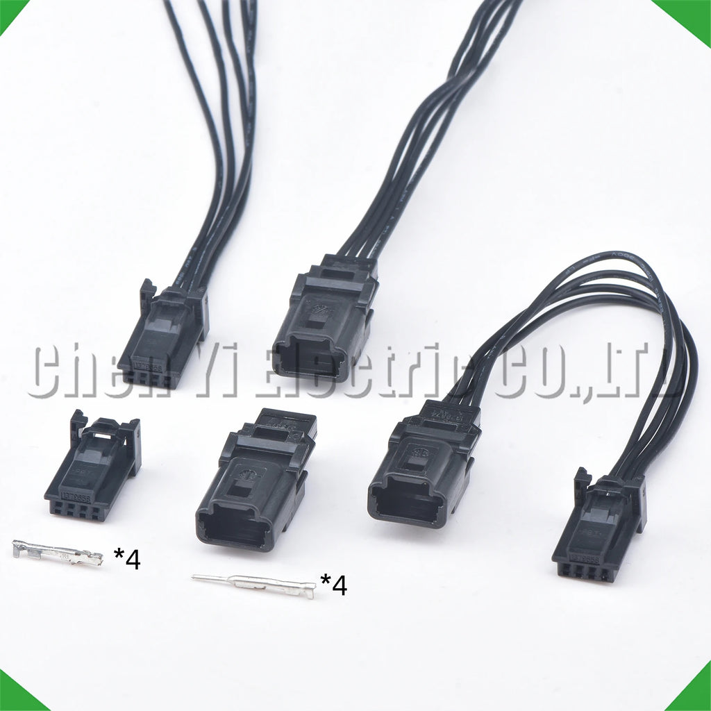 4-Pin Auto Connector Connector Black Automotive Connectors harness 1379658-1 1379674-1