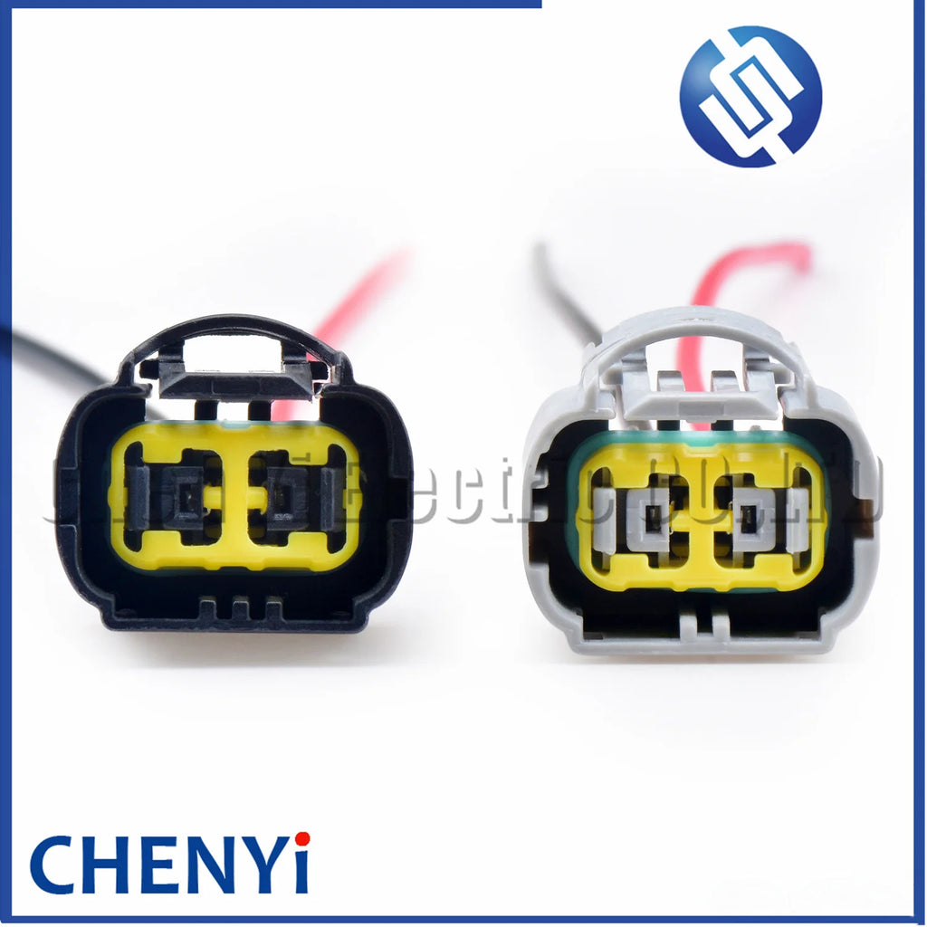 2 Pin Auto waterproof connector Headlight front bumper light plug tail light fog light plug for ford mustang Buick Regal excelle