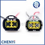2 Pin Auto waterproof connector Headlight front bumper light plug tail light fog light plug for ford mustang Buick Regal excelle