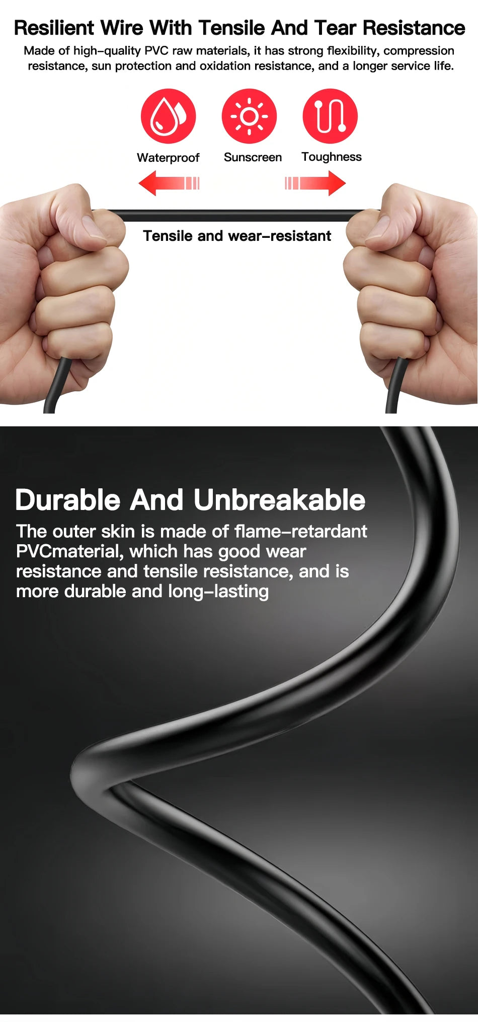 2m M8 Sensor Connector Cable, Straight & Right Angle Options, Male/Female, 3/4/5/6/8 Pin, Waterproof Molded Plug for Industry