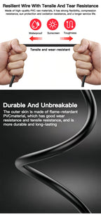 2m M8 Sensor Connector Cable, Straight & Right Angle Options, Male/Female, 3/4/5/6/8 Pin, Waterproof Molded Plug for Industry