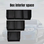 Car Trunk Organizer Organizers And Storage Suv Faux Leather Foldable Trunk Multi-Compartment Adjustable Auto Grocery Storage Box