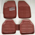 5pcs Premium Easy Clean Waterproof Auto Foot Pad Universal Waterproof PU Leather Durable Car Floor Mats Car Interior Amagi