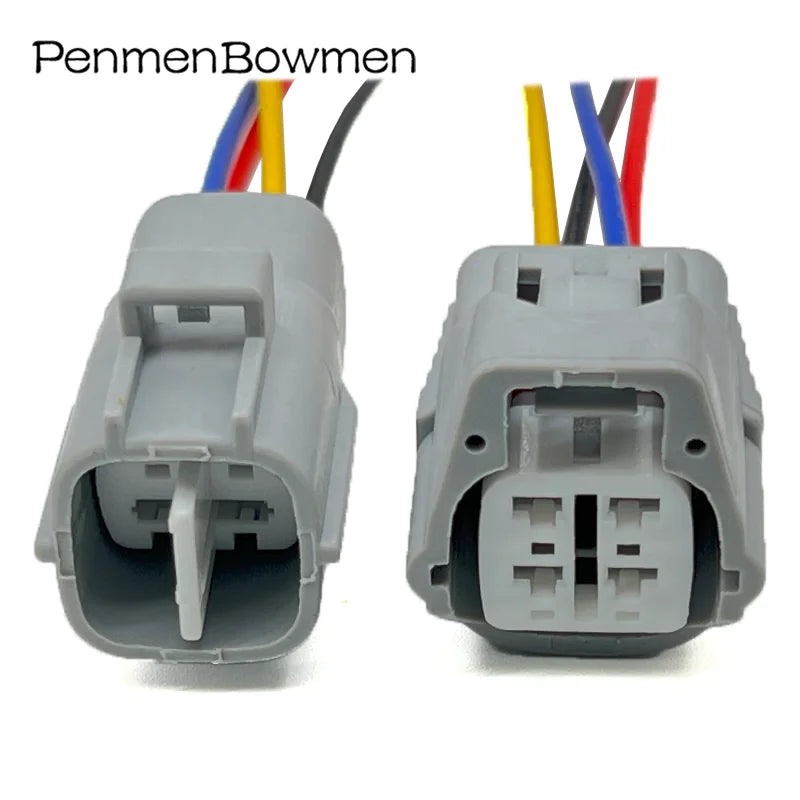 1 Set 4 Pin Car Oxygen Sensor Electrical Cable Connectors Female Male Wire Harness Plug 6188-0066 6189-0126 For Suzuki Toyota